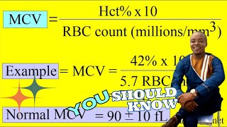 CALCULATION OF HAEMATOLOGICAL INDICES Haematology [upl. by Glen]