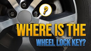 Wheel Lock Key Where Is It How Do I Replace It [upl. by Ikkaj]