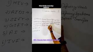 Class 12 Biology hiv aids ai zift full form science education teacher trending [upl. by Samantha46]