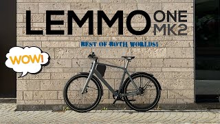 Lemmo One MK2 Close Up Unboxing amp First Ride the eBike that’s also an almost perfect pedal bike [upl. by Naerol11]