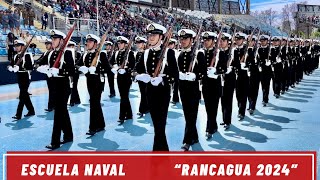 Escuela Naval  INGRESO Desfile Conmemoración quotBATALLA DE RANCAGUA 2024quot [upl. by Fenton]