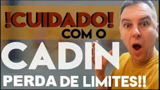 💳CADIN SEUS LIMITES podem quotZERAR TUDOquot e ainda gerar impacto em sua vida financeira🚀 [upl. by Panther]