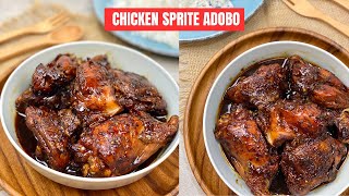 Chicken Sprite Adobo  SweetStyle Chicken Adobo [upl. by Mosley]