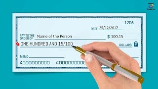 How to Write a Check StepbyStep Instructions – Writing Dollars and Cents on Checks [upl. by Laurene]