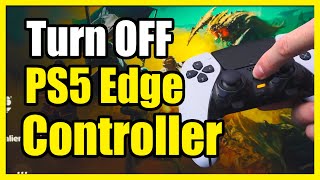 How to Turn Off Dualsense Edge Ps5 Controller Phone PC PS5 [upl. by Yur]