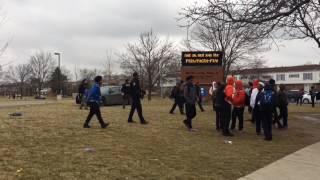 3 arrested after fight at Detroit high school [upl. by Afrikah]