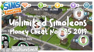 The Sims FreePlay  Unlimited Simoleons Money Cheat For The Cafe Grande Update XCultureSimsX [upl. by Breena]