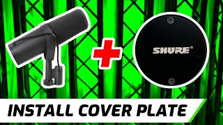 How To Install Cover Plate on Shure SM7B  Complete Guide [upl. by Rambow]