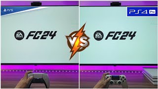 EA FC24 PS5 Vs PS4 PRO  Next Gen Vs Old Gen [upl. by Aset]