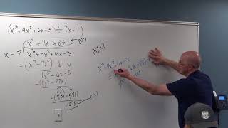 Abstr Alg 26B Division Algorithm amp Corollaries Irreducible Polynomials over Field Maximal Ideals [upl. by Innavoig430]