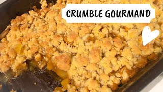 Crumble aux Pommes  Parfumé Vanille et Cannelle 🌴 [upl. by Washko]