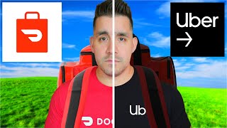 DoorDash vs Uber Eats 2024 [upl. by Gnos]