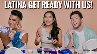 Get ready with us ft Becky G and Louie Castro FUNNY AF [upl. by Joshia]