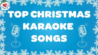 Top Christmas Karaoke Songs 2 Hours 🎤 Best Christmas Instrumental Songs 🎅 Merry Christmas [upl. by Rabi]