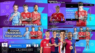 EFOOTBALL PES 2025 PPSSPP Full Update Transfers amp Kits 202425 Real Faces Camara PS5 English Version [upl. by Lienad]