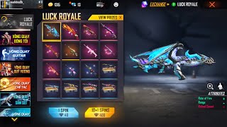 Amazing Luck Royale 😱 All Legendary Gun Skins 🔥 free fire [upl. by Forelli873]