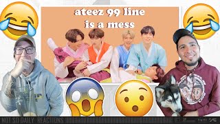 Ateez 99 line is a mess  NSD REACTION [upl. by Flyn726]