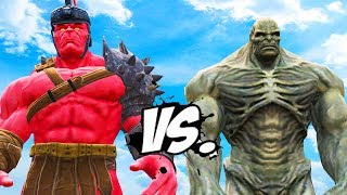 RED HULK VS ABOMINATION  EPIC SUPERHEROES WAR [upl. by Chase]