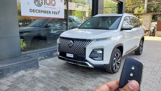 MG Hector Facelift 2024 Diesel Top Model Sharp Pro Detailed Review Price Features Interior [upl. by Acisseg]