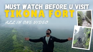 TIKONA FORT VLOG Must watch before u visit tikona near powna lake all detail in one video Heven🌄 [upl. by Thurlough62]