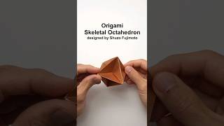 Origami Skeletal Octahedron shorts [upl. by Prem]