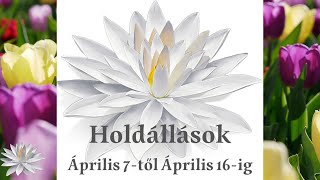 Holdállások 2024 április 7től április 16ig [upl. by Careaga]