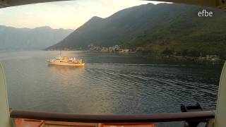 Mein Schiff 3 Kotorfjord Zeitraffer Auslaufen  GoPro Timelapse  13082015 [upl. by Yatnod264]