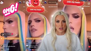 Jeffree Star amp Tana Mongeau FIGHT While Filming Episode of the Cancelled Podcast  TikTok LIVE 2024 [upl. by Snevets814]