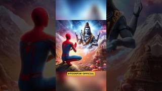 Venom vs SpiderMan Bhagwan Shiv Ka Sabse Bada Bhakt Kaun shorts ai funny [upl. by Hcirdla253]