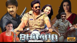 Bhimaa Full Movie Hindi Dubbed 2024  Gopi Chand Malvika Sharma Nassar M  Facts [upl. by Nerek899]