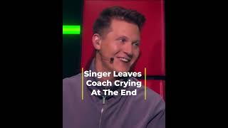 The Voice Singer Leaves Coach Crying At The End [upl. by Adnorhs562]