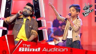 Mihidula Sithummeth  Teri Ungli Pakad Ke Chala  Blind Auditions [upl. by Odelet66]