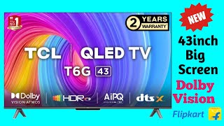 TCL 43inch QLed Ultra HD 4K Smart Google Tv with game master 20  43T6G  Latest Smart Tv from TCL [upl. by Nnaeoj]