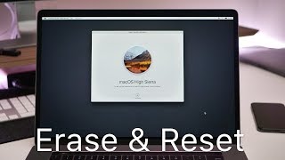 How To Erase and Reset a Mac back to factory default [upl. by Sullecram833]