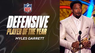 Myles Garrett Says Winning Defensive Player of the Year Is For Cleveland I NFL Awards I CBS Sports [upl. by Web]