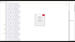 How to Disable Children Widgets in a Frame  Tkinter Python [upl. by Mattah]