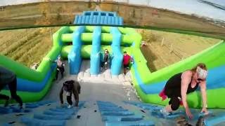 Insane Inflatable 5K Run Calgary [upl. by Retluoc102]