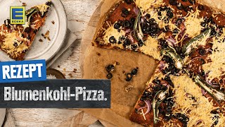 BlumenkohlPizza  Leckere Low CarbAlternative zum Klassiker [upl. by Etselec]