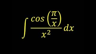 Integral of cospixx2  Integral example [upl. by Najram227]