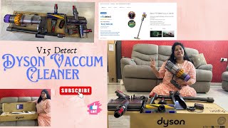 Dyson V12 Vaccum Cleaner  V15 Detect Vaccum Cleaner hydvlogs dysonunboxing  Unboxing Dyson V15 [upl. by Godred308]