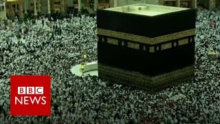 Millions of Hajj pilgrims reaching Mecca  BBC News [upl. by Eleph180]