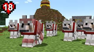 i made a wolf army in hardcore minecraft  episode 18 [upl. by Asilrac]