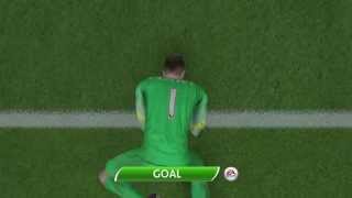 FIFA 15 Demo  Goal Line Technology [upl. by Etnuaed]