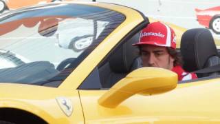 ► Fernando Alonso drives Ferrari 458 Spider HD [upl. by Hunger]