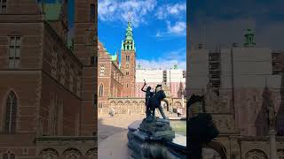 Frederiksborg castle in Denmark castle denmark history travelvlog explore architecture [upl. by Llerrehs]