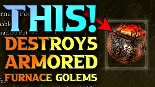 How To Get Hefty Furnace Pot Recipe To Destroy Armored Furnace Golems Shadow Of The Erdtree [upl. by Hankins422]