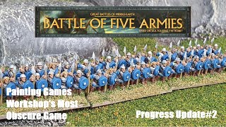 Games Workshops Battle of Five Armies  Painting Progress Update 2 [upl. by Nyra340]