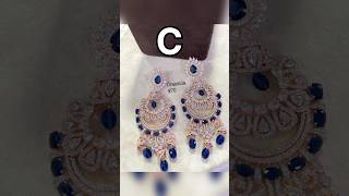 Choose your name first latter and see your jhumka latestcollection2024 viral newfancydesigner [upl. by Airdnahc]