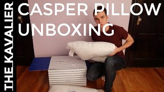 My First Touch and Feel of Casper Pillow  Unboxing and Impressions [upl. by Alegnasor]