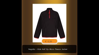 Regatta  Kids Half Zip Micro Fleece Jacket [upl. by Eitac]